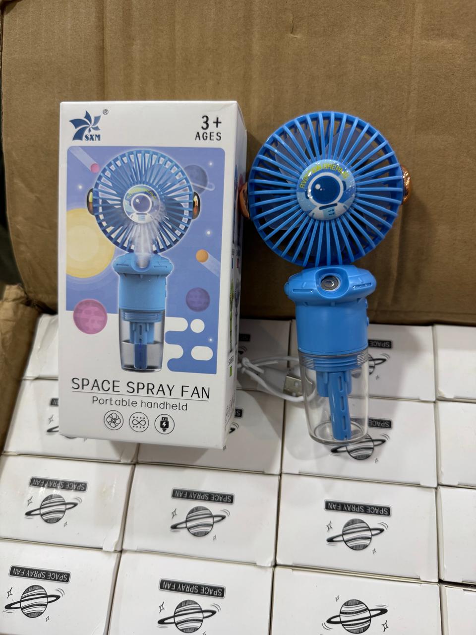 Portable Rechargeable Mini Hand Fan with Mist Spray Humidifier – Stay Cool & Refreshed Anywhere