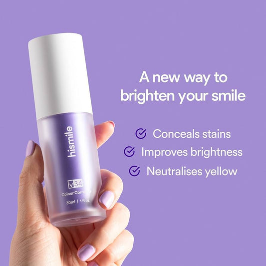 Hismile V34 Colour Corrector Serum (Purple) – Brighten Your Smile Naturally