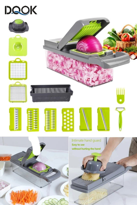 16-in-1 Multifunctional Vegetable Chopper & Slicer – Your Ultimate Kitchen Helpe