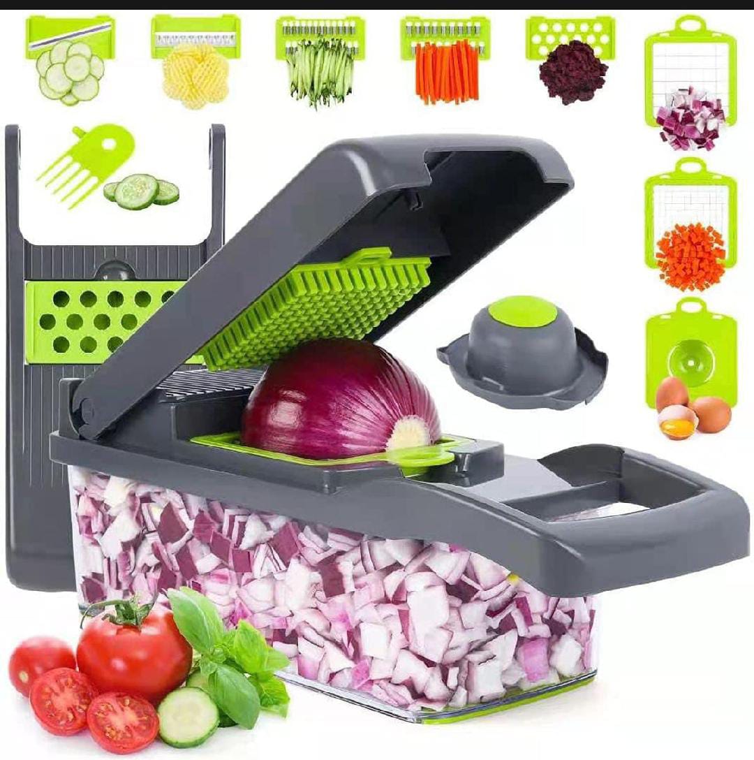 16-in-1 Multifunctional Vegetable Chopper & Slicer – Your Ultimate Kitchen Helpe