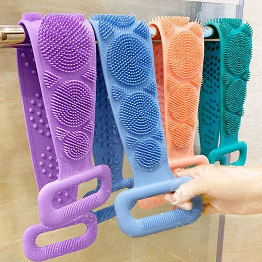 Silicone Body Brush Belt – Deep Clean & Gentle Exfoliation (Random Colour)
