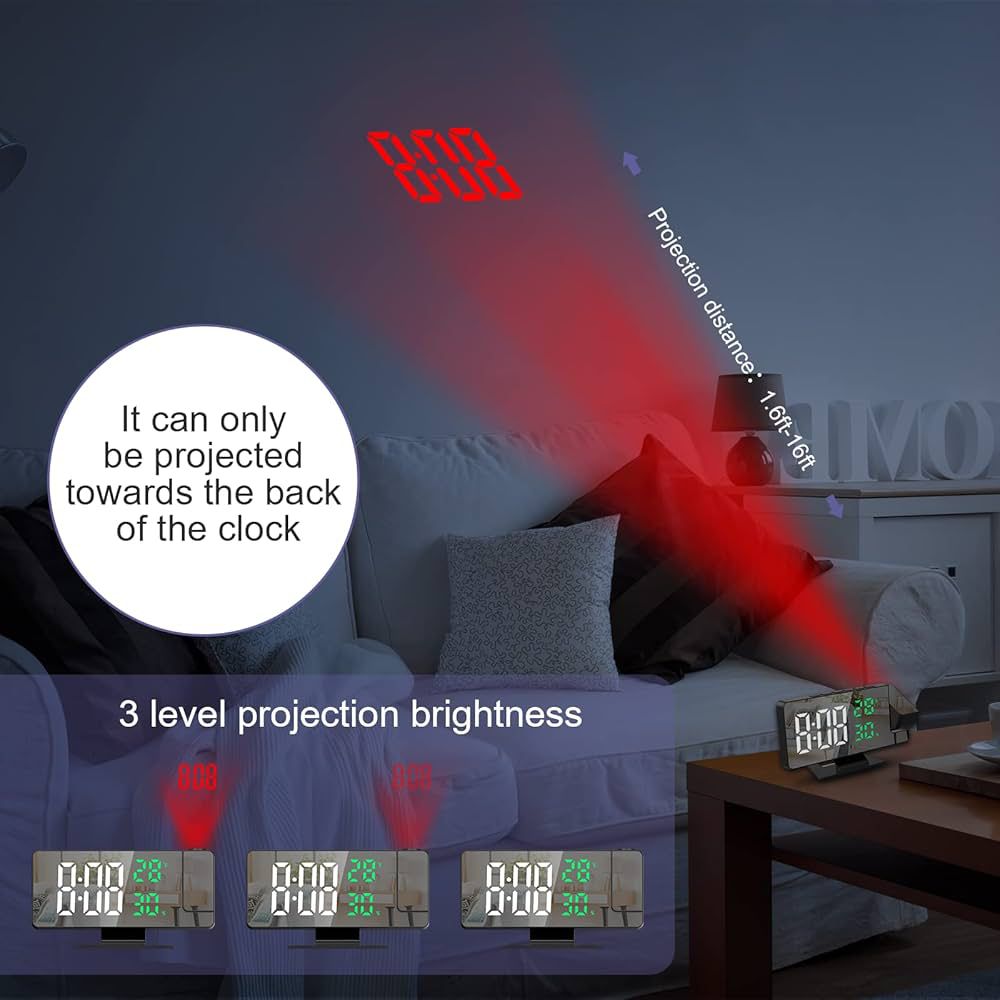 Wall Clock Projector