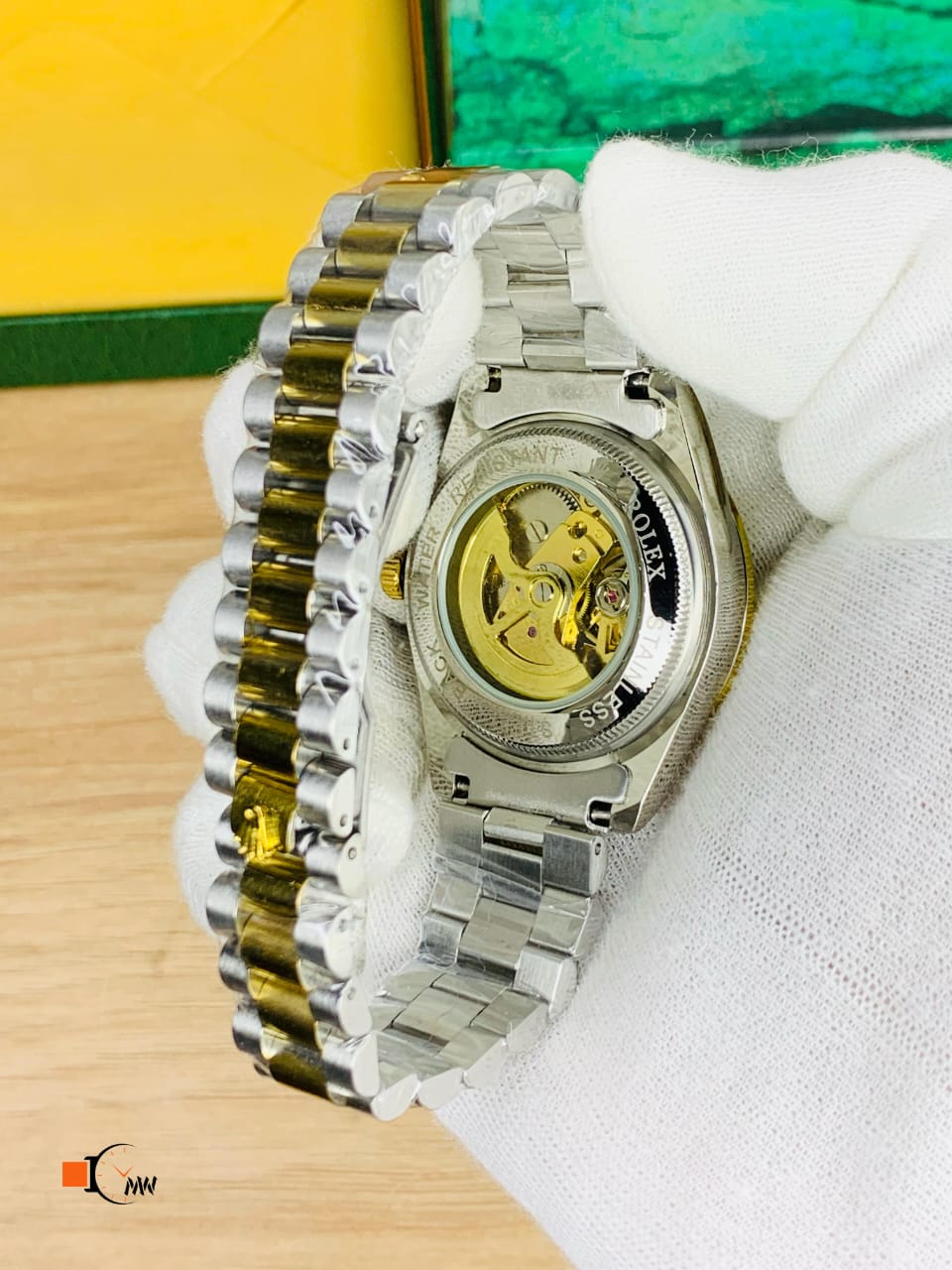 RLX one eye Automatic Skeleton Watch